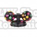 Disco Ball dublu Rotativ doua bile disco colorate